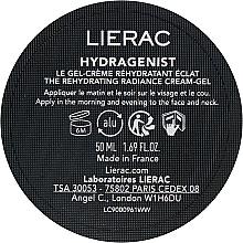 Nawilżający krem-żel do twarzy - Lierac Hydragenist The Rehydrating Radiance Cream-Gel Refill (uzupełnienie) — Zdjęcie N1