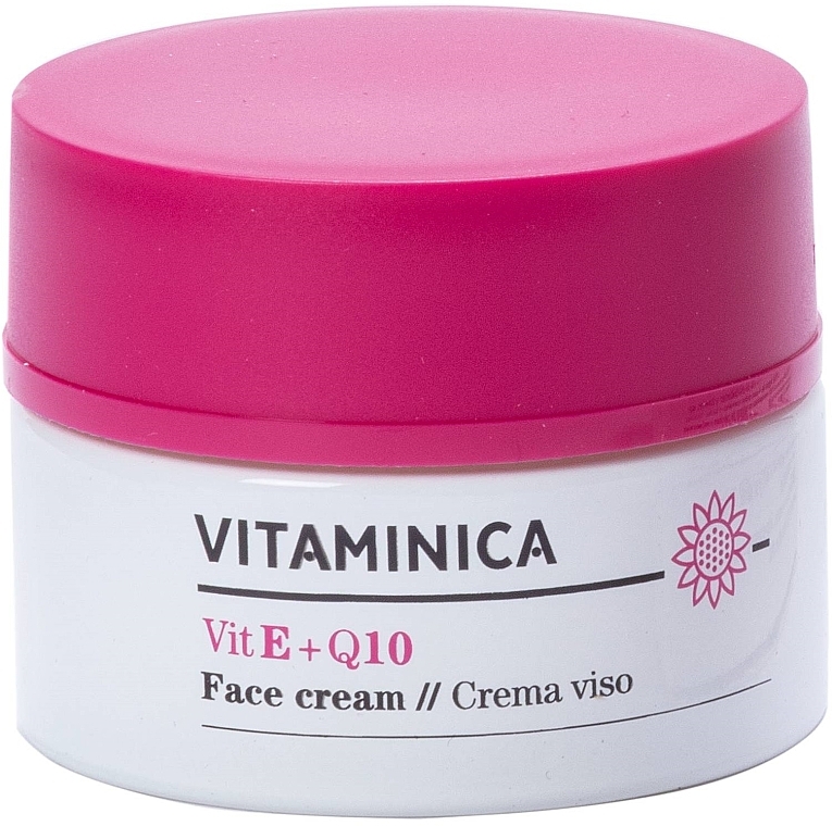 Krem do twarzy - Bioearth Vitaminica Vit E + Q10 Face Cream (próbka) — Zdjęcie N1