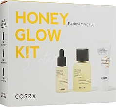 Kup Zestaw - Cosrx Honey Glow Propolis Trial Kit (f/ampoul/10ml + f/toner/30ml + f/cr/15ml) 
