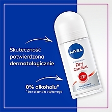 Dezodorant w kulce Ochrona i komfort, 72 godziny - Nivea Deodorant Dry Comfort 72H Roll-On — Zdjęcie N4
