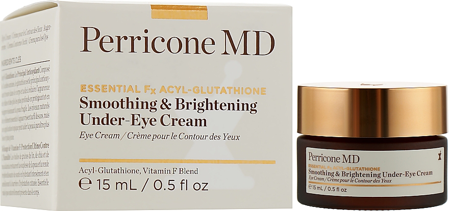 Wygładzający i rozjaśniający krem pod oczy - Perricone MD Essential Fx Acyl-Glutathione Smoothing & Brightening Under-Eye Cream — Zdjęcie N6