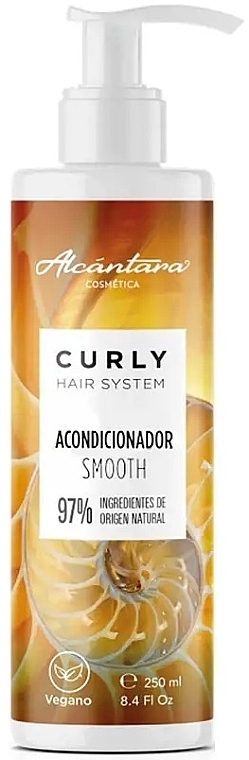 Odżywka do włosów kręconych - Alcantara Cosmetica Curly Hair System Smooth Conditioner — Zdjęcie N1