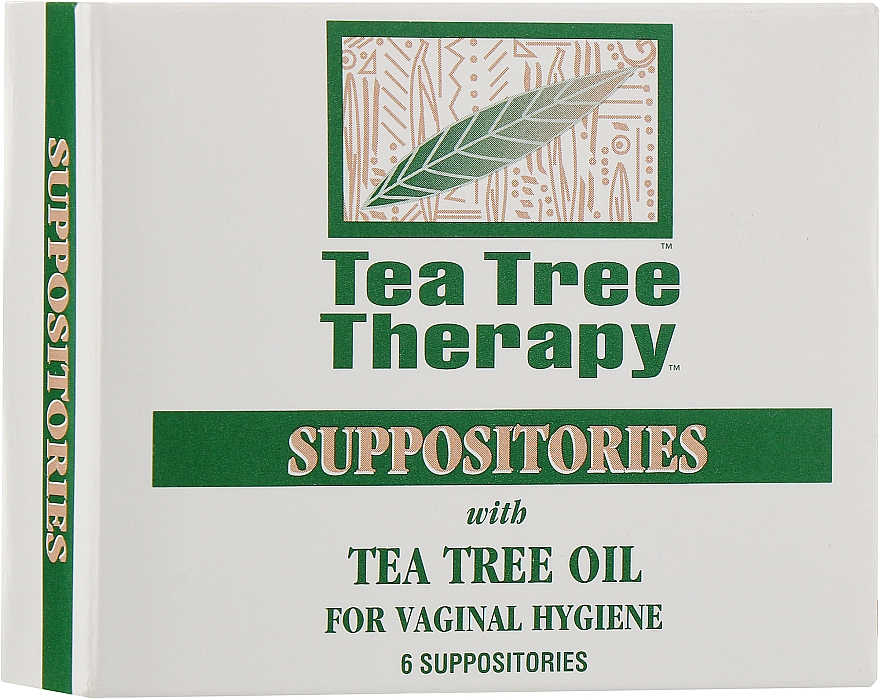 Czopki olejkowe do higieny pochwy - Tea Tree Therapy Suppositories For Vaginal Hygiene — Zdjęcie N1