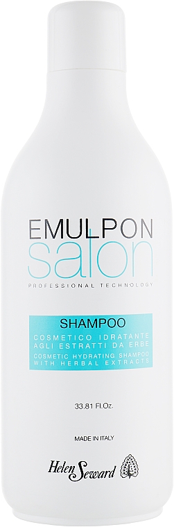 Nawilżający szampon z ekstraktem ziołowym - Helen Seward Emulpon Salon Hydrating Shampoo