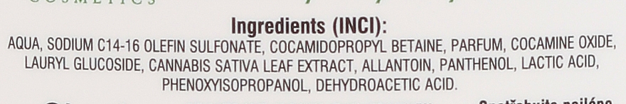 Szampon przeciwłupieżowy z olejem konopnym - Bione Cosmetics Cannabis Anti-Dandruff Shampoo — Zdjęcie N3
