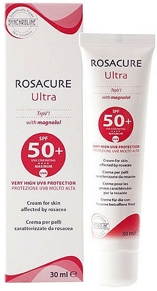 Krem do skóry z trądzikiem różowatym - Synchroline Rosacure Ultra Cream SPF50+ — Zdjęcie N1