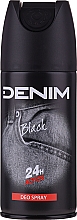 Denim Black - Zestaw (ash/lot 100 ml + deo/spray 150 ml + sh/gel 250 ml) — Zdjęcie N4
