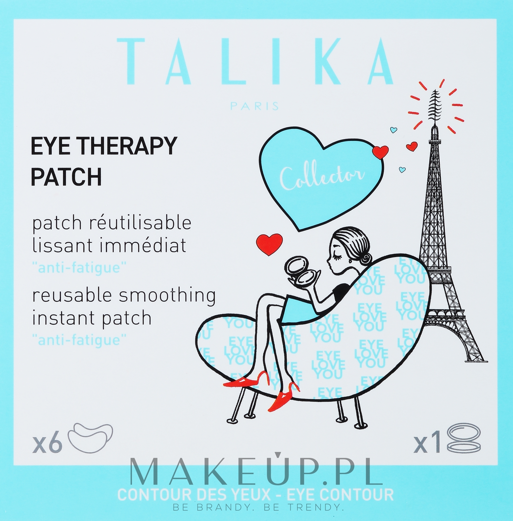 Odmładzające płatki pod oczy - Talika Eye Therapy Patch — Zdjęcie 6 szt.