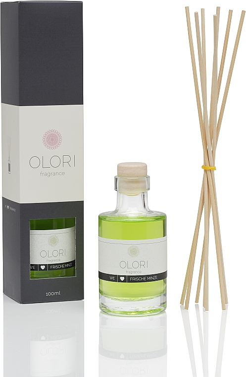 Dyfuzor zapachowy, świeża mięta - Olori Reed Diffuser Frische Minze  — Zdjęcie N1