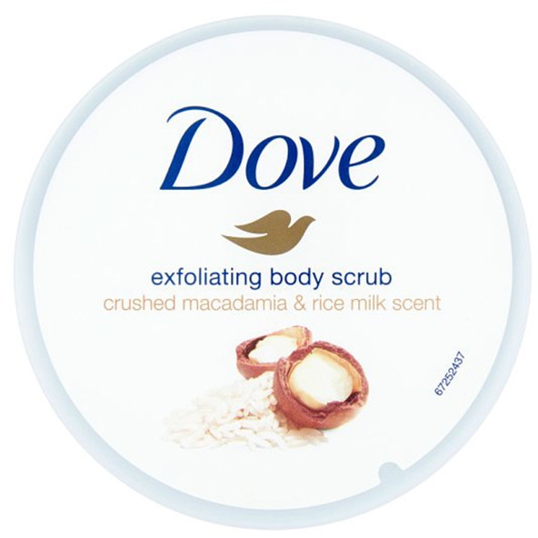 Odżywczy peeling do ciała - Dove Exfoliating Body Scrub Crushed Macadamia & Rice Milk — Zdjęcie N2