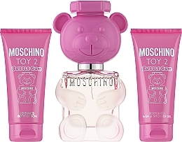 Moschino Toy 2 Bubble Gum - Zestaw (edt/50ml + b/lot/50ml + sh/gel/50ml) — Zdjęcie N2