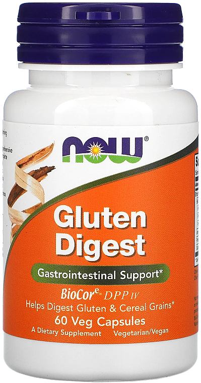 Suplement diety wspomagający trawienie - Now Foods Gluten Digest — Zdjęcie N1