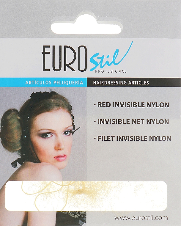 Niewidoczna siatka nylonowa na włosy, blond, 01046/66 - Eurostil — Zdjęcie N1