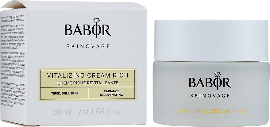 Rewitalizujący krem na dzień - Babor Skinovage Vitalizing Cream Rich — Zdjęcie N1
