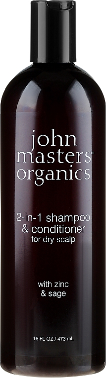 Szampon do włosów 2 w 1 - John Masters Organics Zinc & Sage Shampoo & Conditioner — Zdjęcie N3