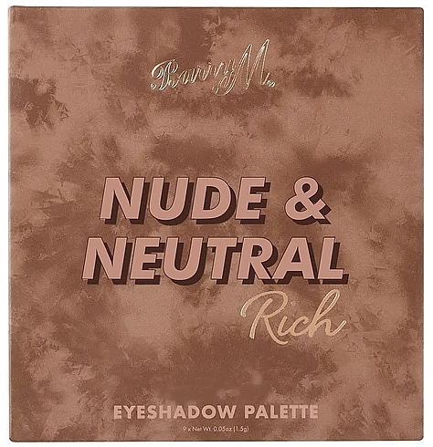 PRZECENA! Paleta cieni do powiek - Barry M Nude & Neutral Eyeshadow Palette * — Zdjęcie N2