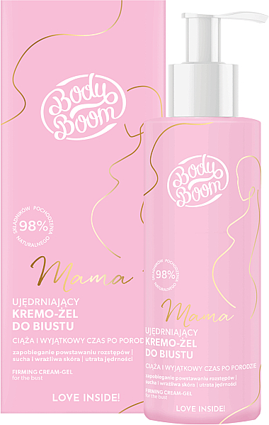 Krem-żel do biustu w ciąży i po porodzie - BodyBoom Mama Firming Cream-Gel For The Bust — Zdjęcie N1