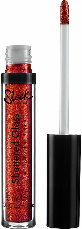 Połyskujący błyszczyk do ust - Sleek MakeUP Shattered Glass Intense Glitter Effect Lip Topper — Zdjęcie N1