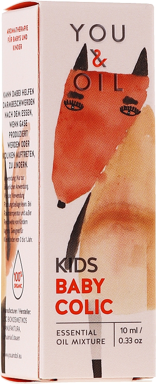 Mieszanka olejków eterycznych dla dzieci - You & Oil KI Kids-Baby Colic Essential Oil Mixture For Kids — Zdjęcie N2