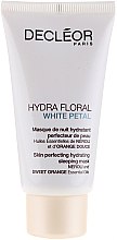 Kup Wygładzająca maska nawilżająca do twarzy na noc - Decléor Hydra Floral White Petal Skin Perfecting Hydrating Sleeping Mask