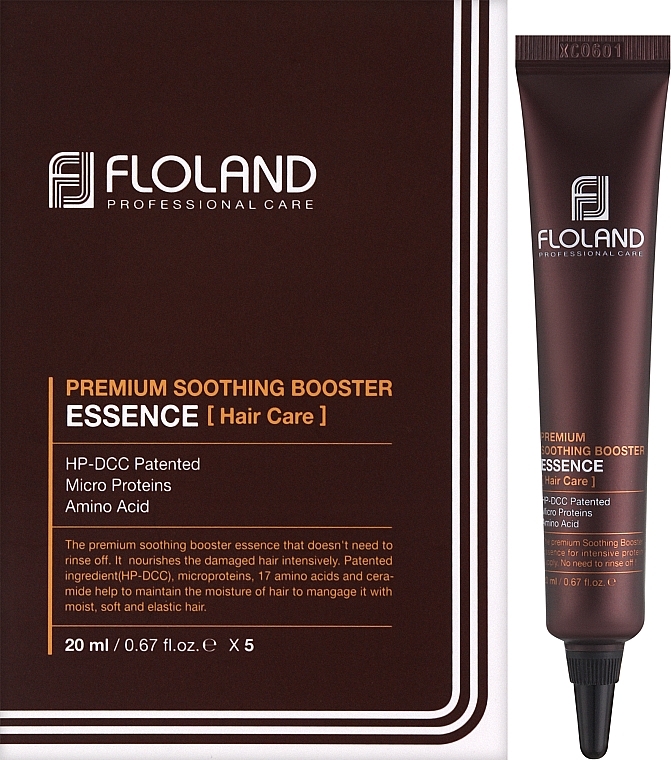 Serum wzmacniające do włosów zniszczonych	 - Floland Premium Soothing Booster Essence — Zdjęcie N2