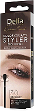 Koloryzujący żel do stylizacji brwi - Delia Cosmetics Eyebrow Styler — Zdjęcie N1