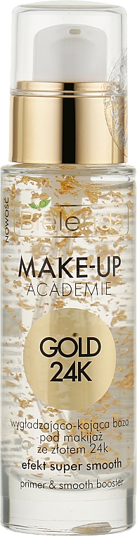 Baza pod makijaż, złota - Bielenda Make-Up Academie Gold 24K Primer & Smooth Booster — Zdjęcie N1