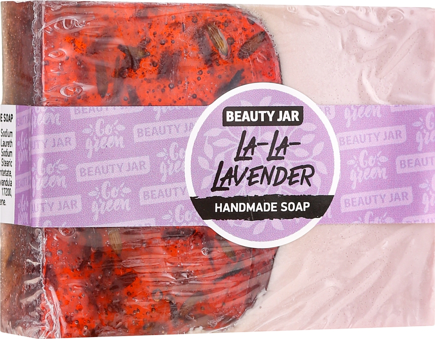 Mydło ręcznie robione w kostce Lawenda - Beauty Jar Lavender Handmade Soap