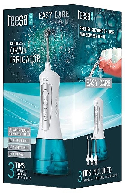 Irygator bezprzewodowy - Teesa Easy Care Oral Irrigator TSA8001 — Zdjęcie N1