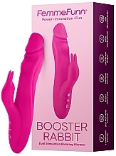 Wibrator z podwójną stymulacją, różowy - Femme Funn Booster Rabbit  — Zdjęcie N3