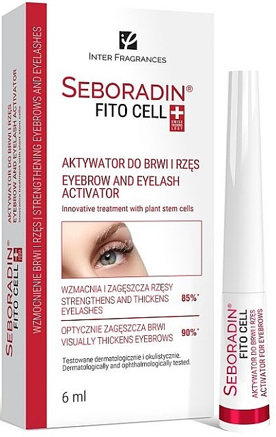 PRZECENA! Aktywator do brwi i rzęs - Seboradin FitoCell Eyebrow and Eyelash Activator * — Zdjęcie N1