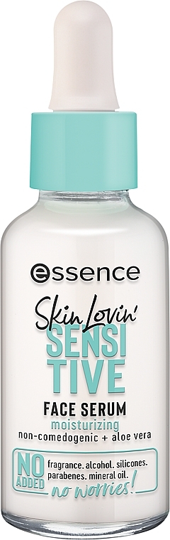Nawilżające serum z aloesem do cery wrażliwej - Essence Skin Lovin Sensitive Face Serum — Zdjęcie N1