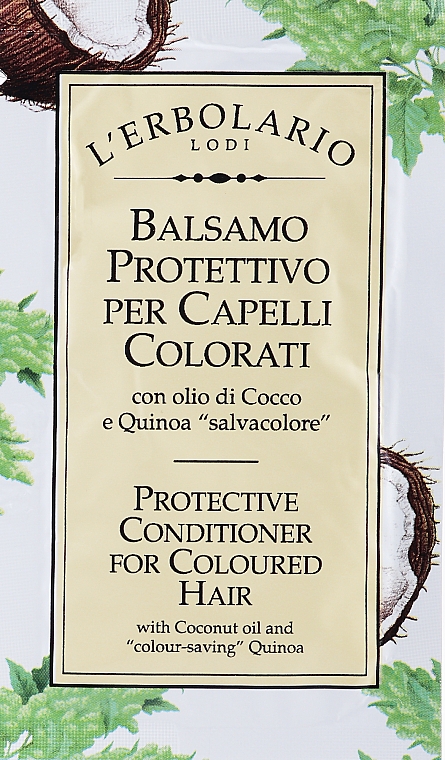 Odżywka do włosów - L'Erbolario Protective Conditioner For Coloured Hair — Zdjęcie N1