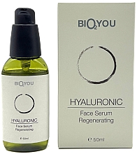 Kup Naturalne serum przeciwstarzeniowe do twarzy z kwasem hialuronowym - Bio2You Hyaluronic Regenerating Face Serum