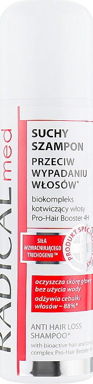 Suchy szampon przeciw wypadaniu włosów - Farmona Radical Med Dry Shampoo From Hair Loss — Zdjęcie N1