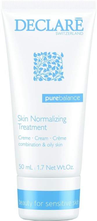 Normalizujący krem do skóry tłustej i mieszanej - Declare Skin Normalizing Treatment Cream