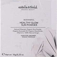 Kup PRZECENA! Puder brązujący do twarzy - Estelle & Thild BioMineral Healthy Glow Sun Powder *