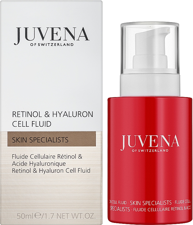 Fluid pielęgnacyjny do twarzy z retinolem i kwasem hialuronowym - Juvena Skin Specialists Retinol & Hyaluron Cell Fluid — Zdjęcie N2