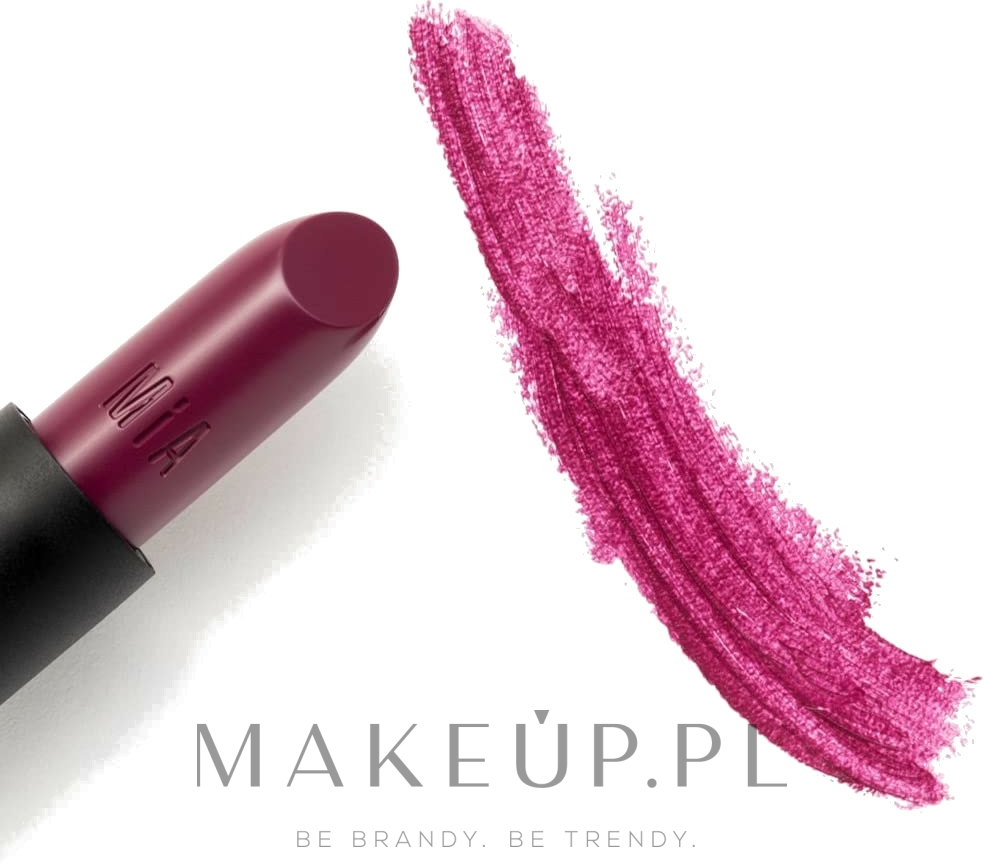 Matowa szminka do ust - Mia Cosmetics Paris Matte Lipstick — Zdjęcie 506 - Grape Glow