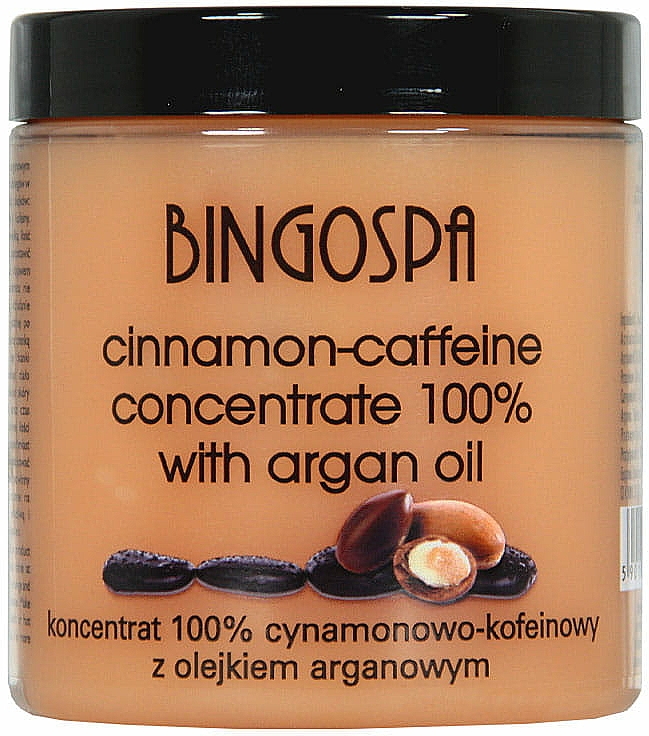 Koncentrat 100% cynamonowo-kofeinowy z olejkiem arganowym - BingoSpa Concentrate 100% Cinnamon-Caffeine With Argan Oil — Zdjęcie N1