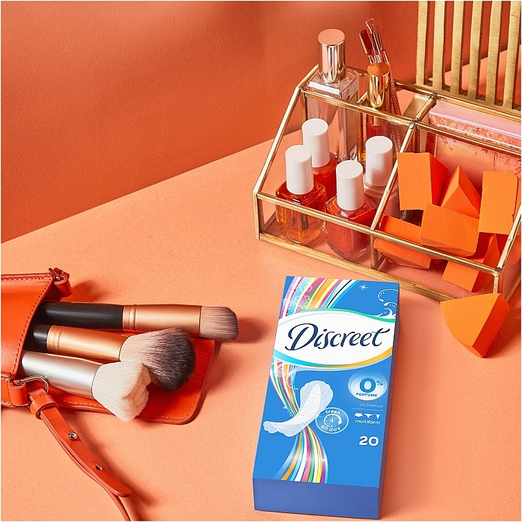 Wkładki higieniczne, 60 szt. - Discreet Multiform Air Perfume Free — Zdjęcie N5