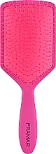 Szczotka do rozczesywania włosów, różowa - Framar Paddle Detangling Brush Pinky Swear — Zdjęcie N1