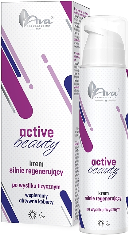 Silnie regenerujący krem do twarzy - Ava Laboratorium Active Beauty Strongly Regenerating Cream — Zdjęcie N1
