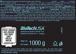 Koktajl proteinowy o smaku truskawkowym - BioTechUSA Muscle Mass Drink Powder — Zdjęcie N2