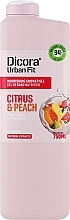 Żel pod prysznic z witaminą C Cytrusy i brzoskwinia - Dicora Urban Fit Citrus & Peach Shower Gel — Zdjęcie N2