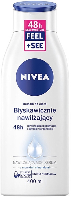 Błyskawicznie nawilżający balsam do ciała - NIVEA Express Hydration Body Lotion — Zdjęcie N3