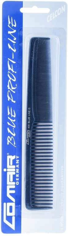 Grzebień nr 400 Blue Profi Line do strzyżenia włosów, szeroki, 18,5 cm - Comair — Zdjęcie N1