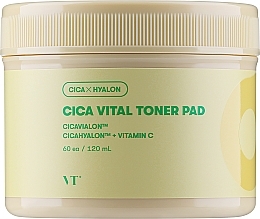 Kup Rozświetlające płatki z tonikiem do twarzy - VT Cosmetics Cica Vital Toner Pad