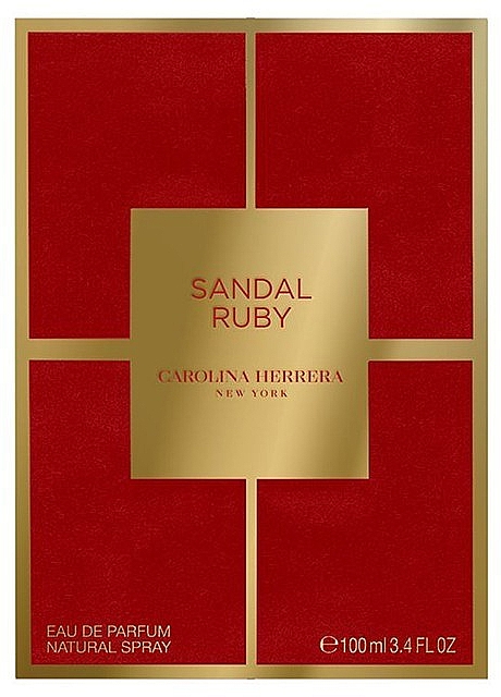 Carolina Herrera Sandal Ruby - Woda perfumowana — Zdjęcie N2