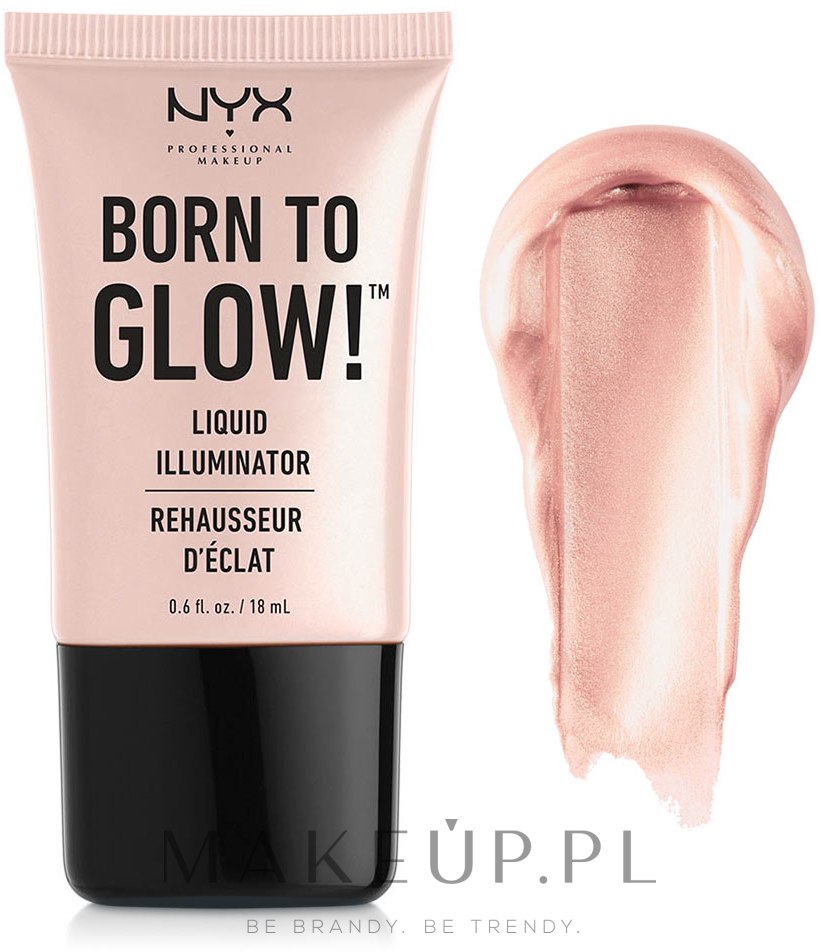 Rozświetlacz do twarzy w płynie - NYX Professional Makeup Born To Glow Liquid Illuminator — Zdjęcie 01 - Sunbeam